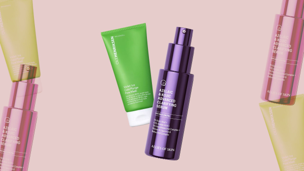 Image contains a collage of blackhead remover treatments